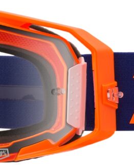 100 Percent Armatic Goggle Neon Orange Clear Lens