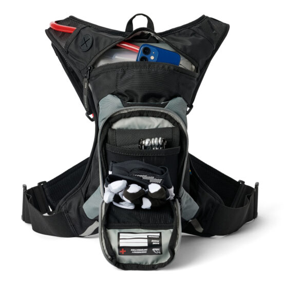 USWE Moto Hydro 3L Hydration Pack Black Adventure Fit - Image 4