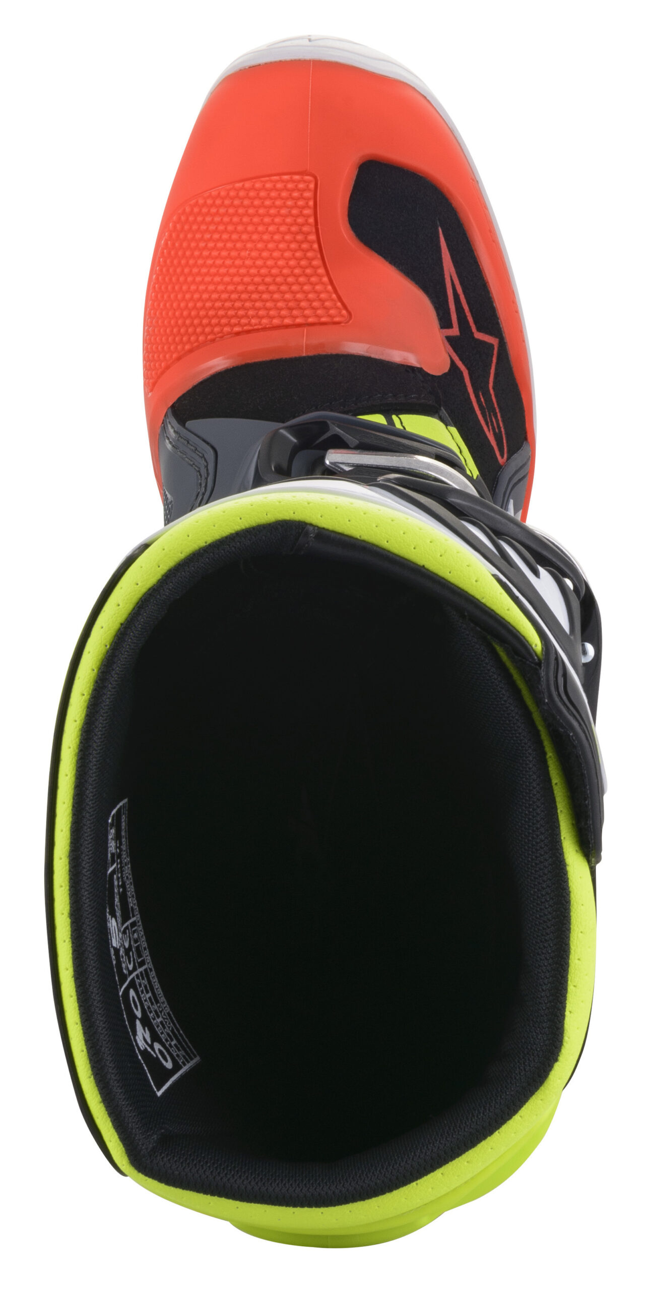 Alpinestars Tech 7S Youth Boots Black/Gray/Red/White/Yellow US 8 - Image 3