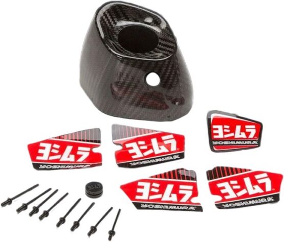 Yoshimura RS-9 RS-9T Right Side Carbon End Cap Cover Kit
