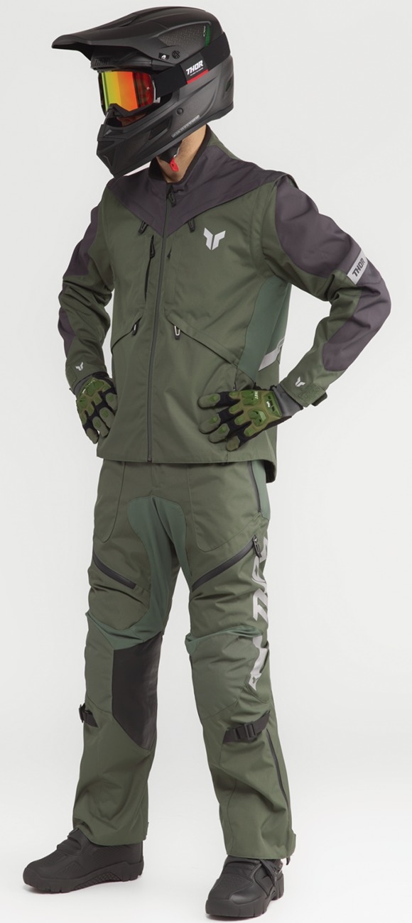 Thor Terrain Over-the-Boot Pants Military Green Men's 28 - Image 3