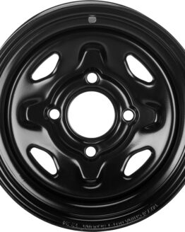 Sedona Steel Wheel 12x7 4/110 5+2 Black Front ATV/UTV