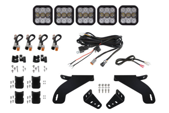 SS5 Grille CrossLink Lightbar Kit Sport - White Combo - Image 4