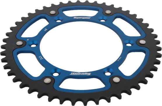 Supersprox Stealth Rear Sprocket 48T Blue 520 Fits Yamaha YZ WR TTR - Image 3