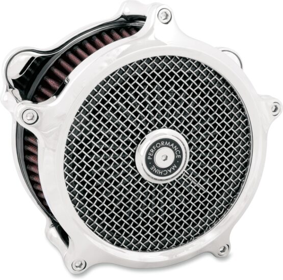 Performance Machine Super Gas Air Cleaner Chrome 0206-2139-CH For 17-23 HD M8