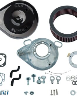 S&S Teardrop Air Cleaner Kit Black 170-0304BSS