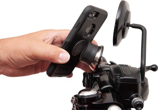 Klock Werks iOmounts Device Mount Switch Mount Black For Harley-Davidson - Image 3
