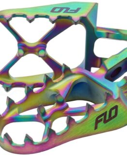 Titanium Foot Pegs - Jet Fuel