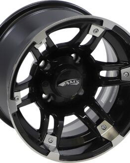 AMS Roll'n 104 Rear Wheel 12x7 4/110 Black Gloss Machined
