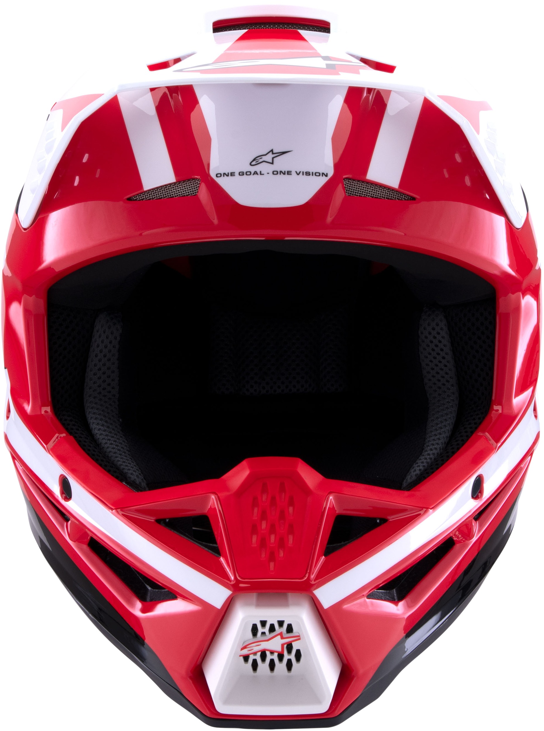 Alpinestars SM3 Heat Helmet Red/White/Black Gloss Large - Image 5