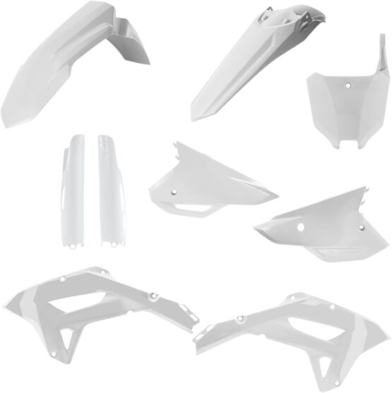 Acerbis Full Plastic Kit White 9pc Fits 21-23 Honda CRF250RX/450RX