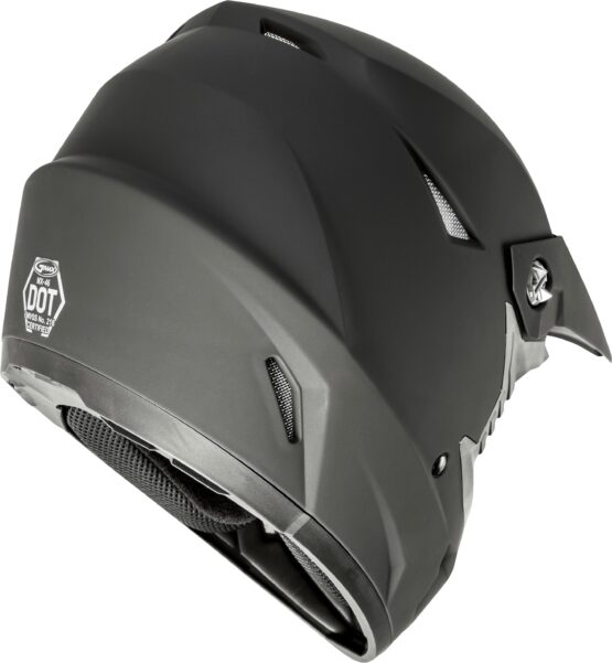 GMAX MX-46Y Youth Off-Road Helmet Matte Black Medium - Image 2