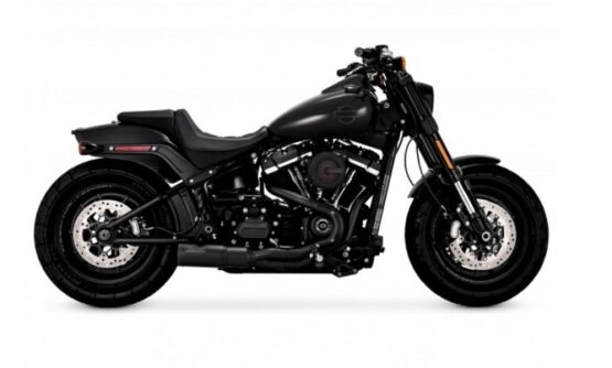 Vance & Hines Hi-Output 2-into-1 Short Exhaust Black For Harley Softail - Image 2