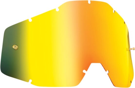 FMF PowerBomb/PowerCore Goggle Lens - Smoke/Gold Mirror