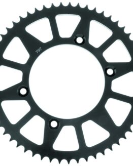 Rear Steel Sprocket 428 51T Black by BikeMaster
