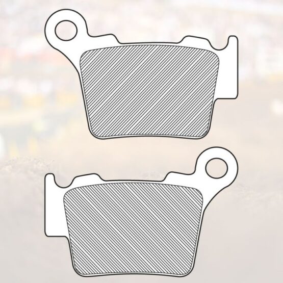 Renthal RC-1 Works Rear Brake Pads BP-108 Sintered Metal Compound - Image 2