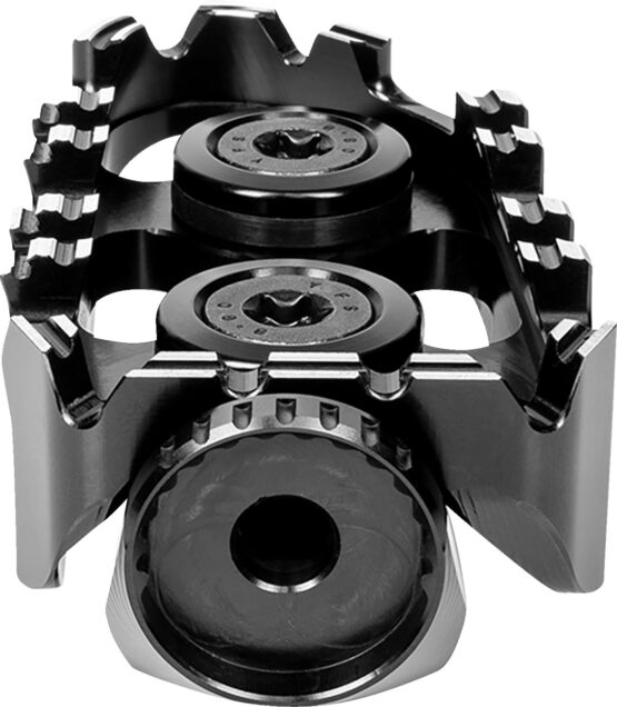 Gilles Tooling Tech-X Enduro Footpegs Black For Husqvarna/KTM - Image 2