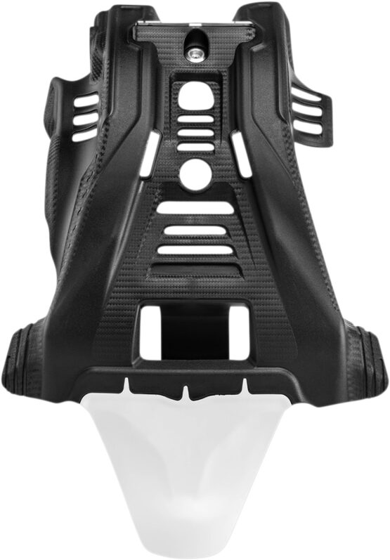 Acerbis Skid Plate Black/White For Yamaha YZ125 2006-2023