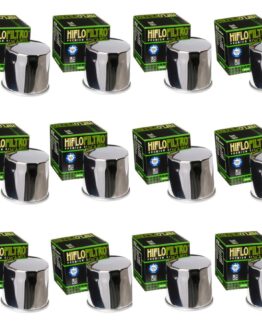 HF138C Oil Filter - Chrome - 12 Pack