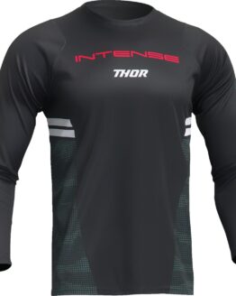 Thor Intense Assist Berm Long-Sleeve Jersey Mens Large Black Camo White
