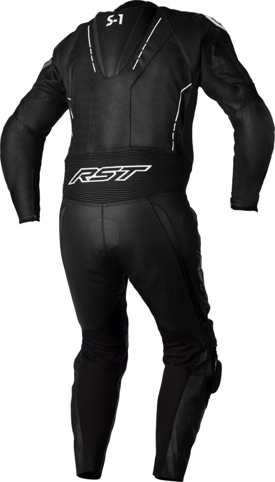 RST S1 CE Leather Suit Black/White Men's M - Image 2