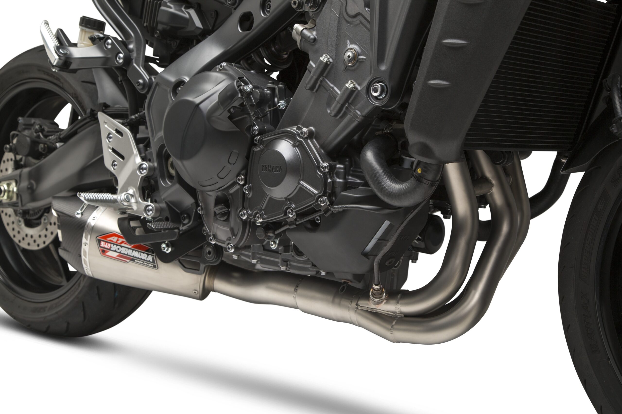 Yoshimura AT2 Full System Exhaust Stainless Yamaha MT-09 XSR900 Tracer 900 GT - Image 4