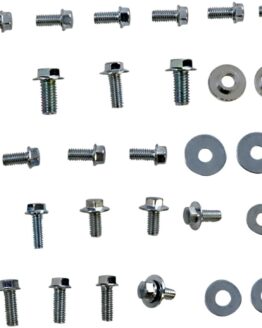 Bolt Full Body Work Fastener Kit Silver Steel Fits 91-92 Yamaha YZ125 YZ250