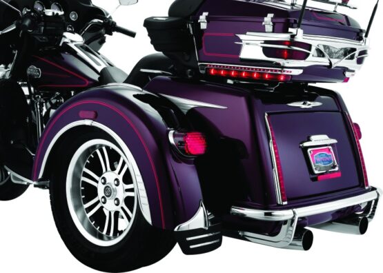 Kuryakyn Rear Mud Flaps Chrome For Trikes - Image 3