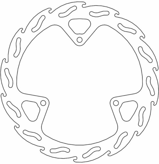 Moto-Master Flame Front Brake Rotor GasGas MC65 Husqvarna TC65 KTM 65 SX - Image 2
