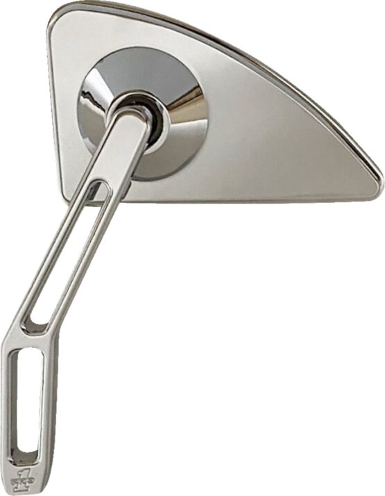 Pro-One Mini Teardrop Mirror V2 Cut-Out Stem Chrome Left