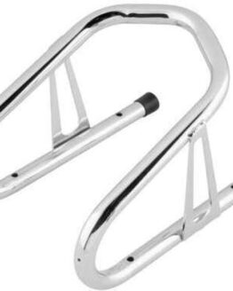 BikeMaster 6-1/2in Wheel Chock Chrome