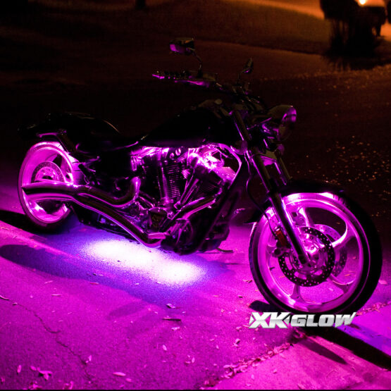 XKGLOW 7 Color LED Accent Light Kit with Remote for Motorcycle/ATV - Image 8