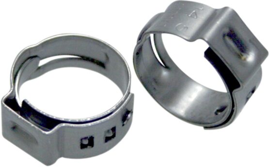Stepless Hose Clamps For 12.0-14.5mm (0.47-0.57") OD Hoses