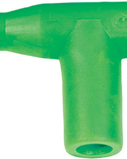 T Type Spark Plug Cap / Boot Green, 5k Ohm