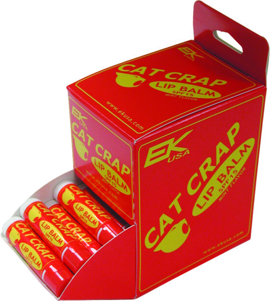 Cat Crap Lip Balm Display 0.15oz 48 Pack
