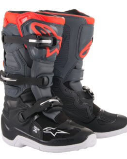 Youth Tech 7S Boots Grey/Red Size Y-02