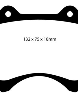 EBC Greenstuff 6000 Front Brake Pads DP61657 Fits 2010+ Lexus GX460 4.6