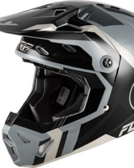 Fly Racing Formula CP Seal Helmet Black/Grey/Light Grey Small