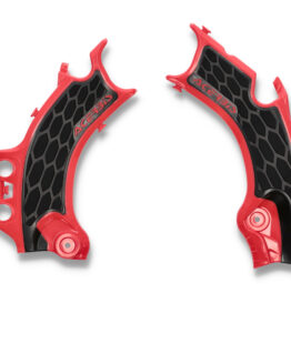 Acerbis X-Grip Frame Guard Red/Black For 21-24 CRF250R/250RX/450R