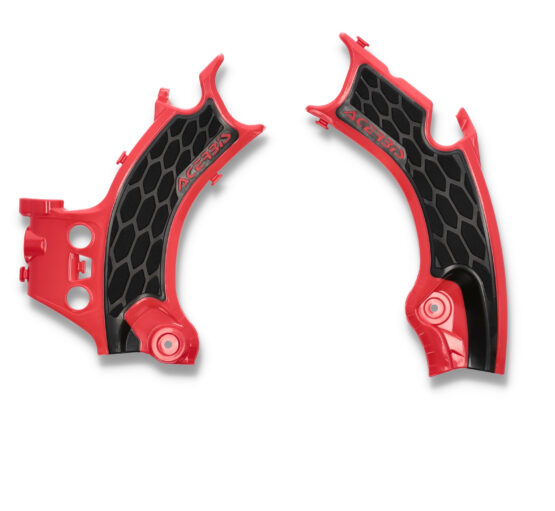 Acerbis X-Grip Frame Guard Red/Black For 21-24 CRF250R/250RX/450R