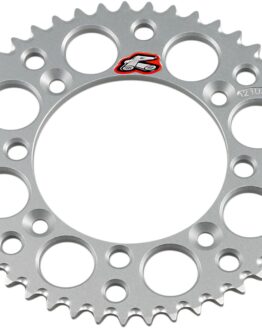 Rear Sprocket Grooved - Silver 428-47 Teeth
