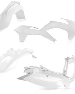 Acerbis White Plastic Kit 5pc Fits 14-16 KTM XCW XCFW EXCF