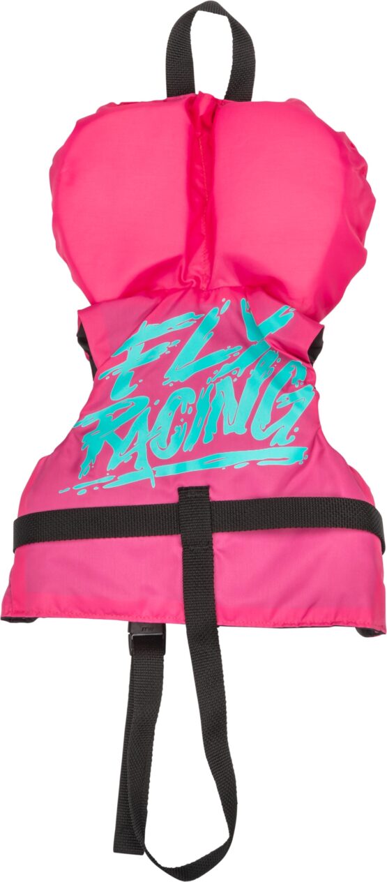 Fly Racing Infant Flotation Vest Neon Pink/Teal Unisex - Image 2