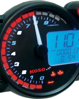 RX-2N GP Style Multifunction Black RPM Gauge