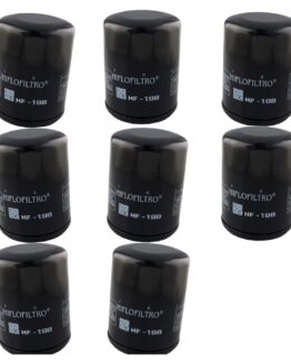 HF198 Oil Filter - Black - 8 Pack