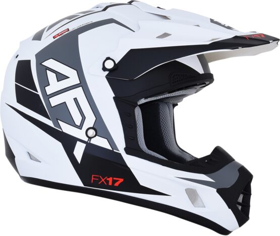 FX-17 Full Face Offroad Helmet Matte White X-Large - Image 6
