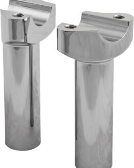 HardDrive 4.5in Straight Chrome Handlebar Risers