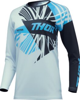 Thor Women's Sector Split Jersey Blue/Black XS