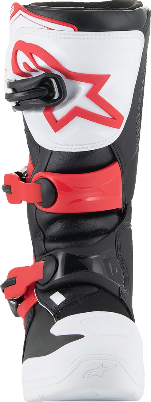 Alpinestars Tech 3S Youth Boots White/Black/Red US 7 - Image 3