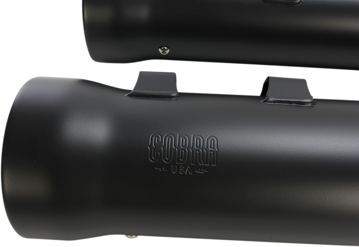 Cobra 4" Neighbor Hater Mufflers Black for FLH/FLT 17-22 Models - Image 3